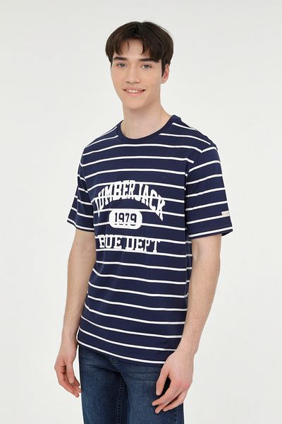 lumberjack ML HECTOR 11URB1053 4FX - Ανδρικό κοντομάνικο μπλουζάκι Indigo