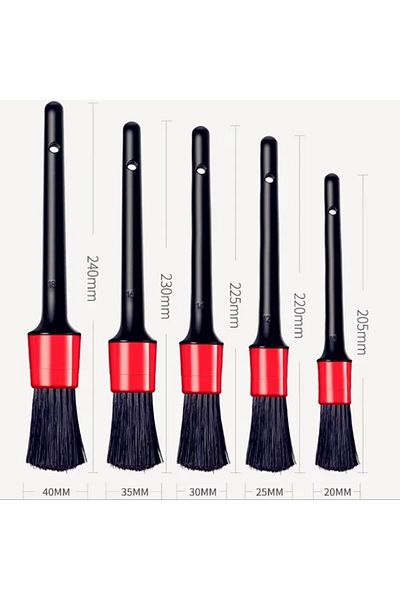 Choice Xi Shua 5pcs 6pcs Car Wash Care Detailing Brush Set,for Cleaning Wheels, Dashboards, Vents And More,