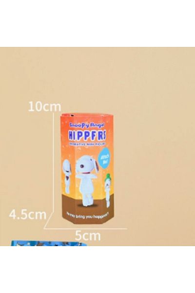 Miniso Random 1pcs New Hipper Angel Snoopy Blind Box Computer Mobile Phone Decoration Ornaments Kawaii Mini
