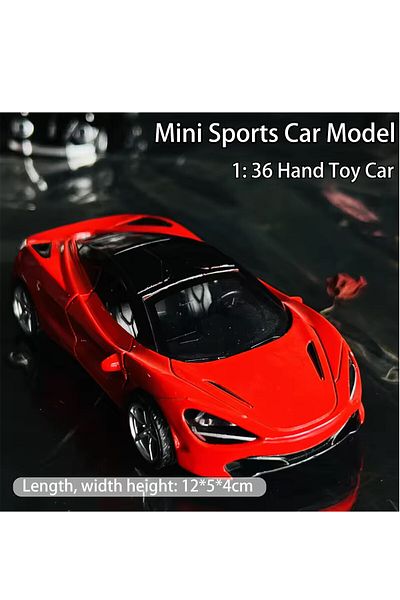 Choice Red 1: 36 Door Alloy Sports Car Model Simulation Return Force Children's Toy Car Boy Gift Ornament