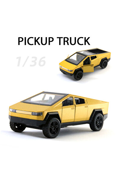 choice2 شاحنة ذهبية بمقياس 1:36، سيارة محاكاة معدنية، سيارة بيك آب، سيارة مزي...