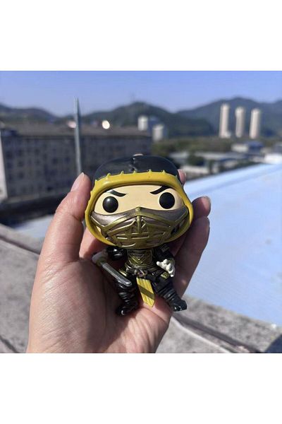 Choice No Box 02 Mortal Kombat Sub-zero Scorpion Figure Cute Vinyl Collection Model Toys