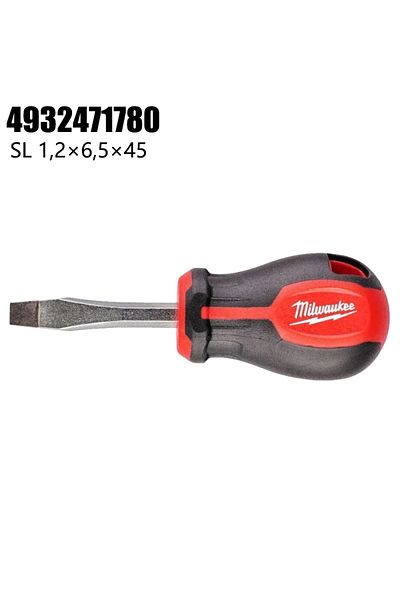 Choice 4932471780 Milwaukee Screwdriver Ph2×45/slotted Sl1,2×6,5×45 Portable Mini Type Diy Hand Tool Access