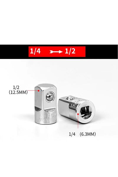 Vibra Tite 1 4 1 2 1/4 3/8 1/2 Ratchets Wrench Socket Adapter Converter Drive Reducer Air Impacts Wrench Adapte