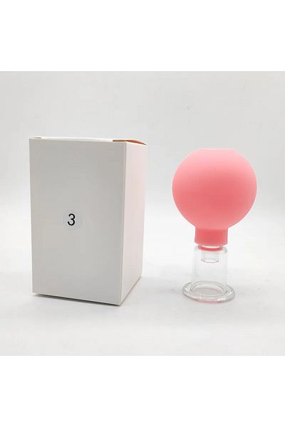 Choice 3.5cm Vacuum Cupping Glass Jar Cellulite Massager For Face Acupuncture Hijama Suction Cup Slimming F