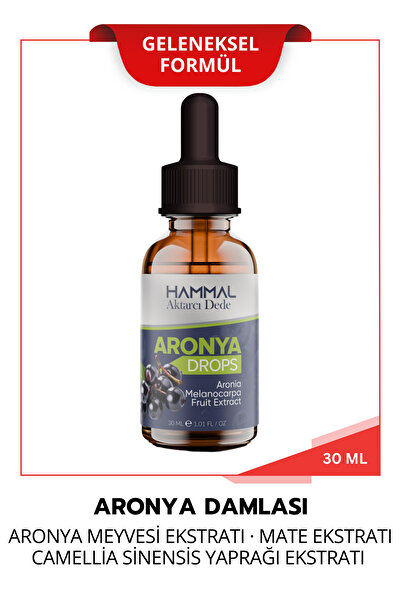 Hammal Aktarcı Dede Aronya Bitkisel Damla Camellia Sinensis, Mate - Gelenekse...