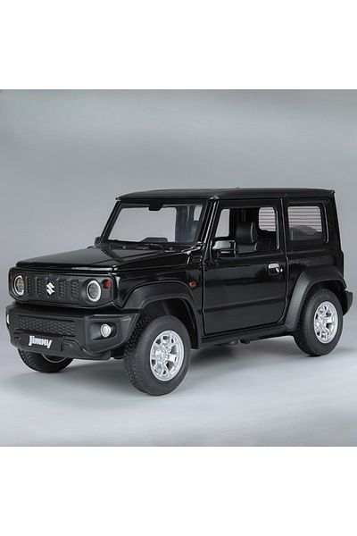Choice Black 1:24 Suzuki Jimny Car Model Toys Alloy Diecast Suv 4 Doors Opened Pull Back Sound Light Shock