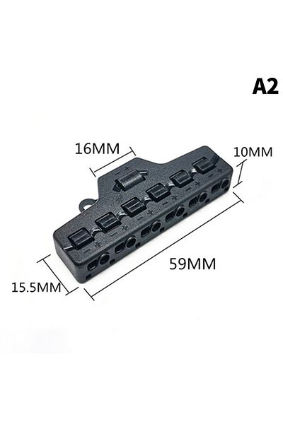 Choice A2 Railway Train Port Sharing Box 3/6 Distribution Port Hub For Smd Led Model Miniature Lighting Sys