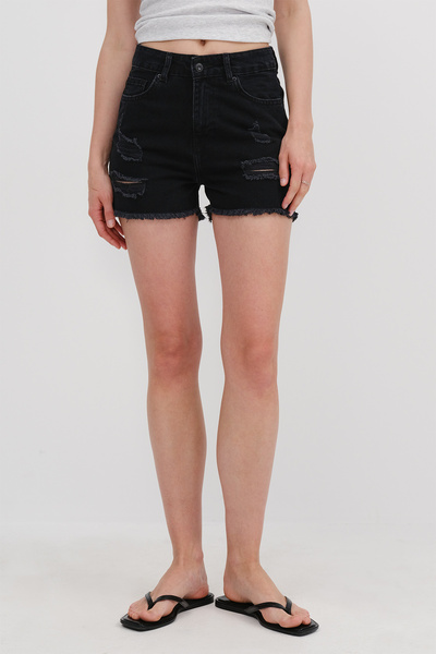 Addax Джинсові шорти - рвані деталі, модель Ş6591-pnr