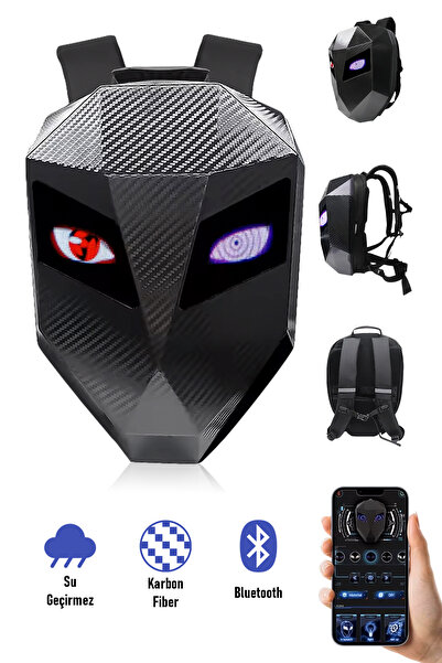 AB VİP Knight Led Göz Ekranlı Animasyonlu Motosiklet Sırt Çantası