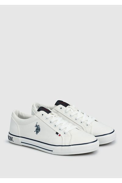 U.S. Polo Assn. Ανδρικά αθλητικά παπούτσια Teo Tex White