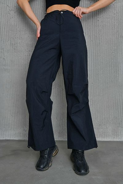 VOLT CLOTHİNG Women's Elastic Waist Parachute Pants