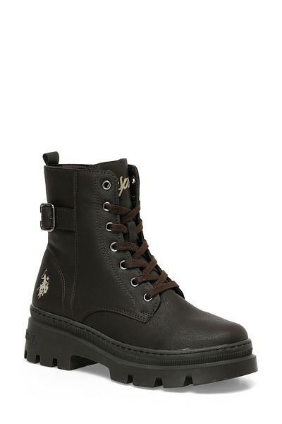 U.S. Polo Assn. Γυναικεία Μποτάκια TEREN 4PR Καφέ