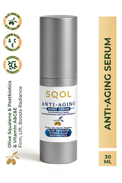 Yaşlanma Karşıtı Onarıcı Nemlendirici Gece Bakım Serumu – 50 ml