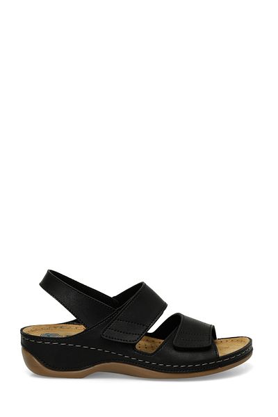 Polaris 161833 .Z4Fx Black Women's Comfort Sandals