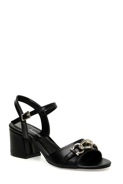 Polaris 323099Z 4FX Black Women's Heeled Sandals