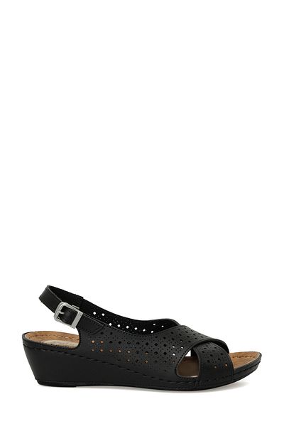 Polaris 162751 .Z4FX - Black Women's Comfort Sandals