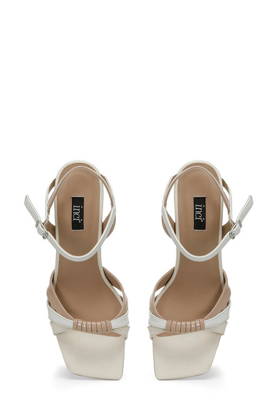 İnci Inci Jade 4Fx Beige Women's Heeled Sandals