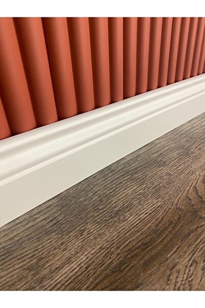 PashaDekor 8 Cm Yalı Serisi Lake Beyaz Pvc Süpürgelik