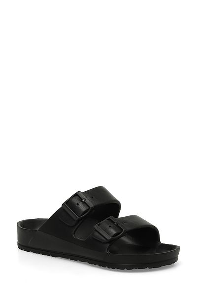 Polaris Women's Black Slippers - 400367 .Z4FX