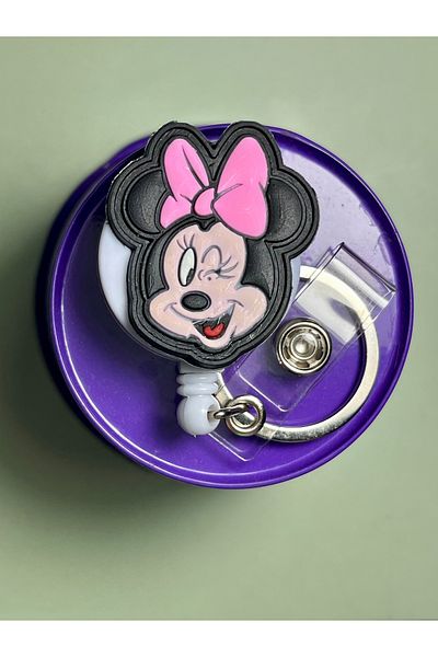 yoyo Micky Mouse Name Card Collar Holder