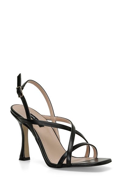 Nine West USOA 4FX Women's Black Sandals - Heeled