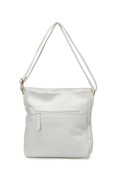 Polaris NTRL COKGOZLU CPRZ 4FX - Λευκή γυναικεία τσάντα χιαστί