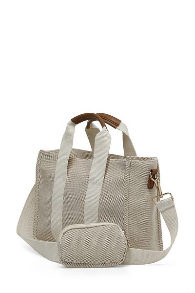 Polaris Ktn Bzk El 4Fx Beige Women's Handbag