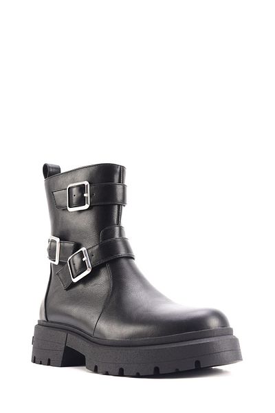 Nine West Ferana 4pr Schwarz Damen Biker Stiefel
