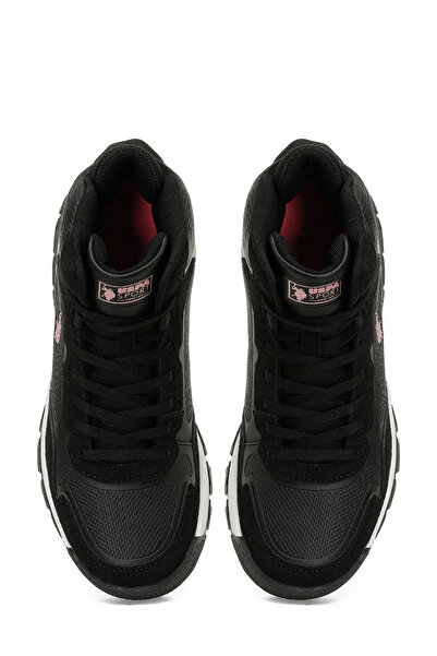 U.S. Polo Assn. SAGAN HI WMN GLB 4PR Siyah Kadın Outdoor Bot