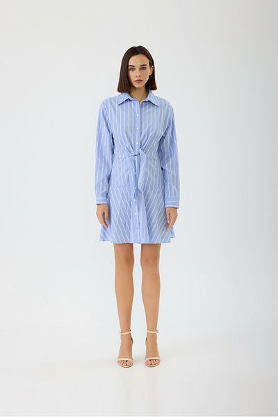 SEVİLEN Rochie cămașă cu dungi