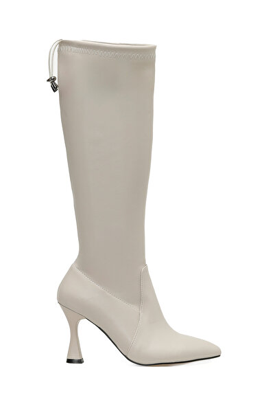 Butigo SCARLET 3PR Bej Kadın Topuklu Çizme