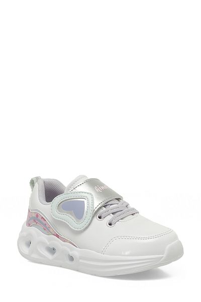 Kinetix Ruby Pu B 4Pr White Girls' Sneakers