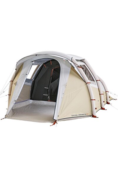 Decathlon Quechua 4 Kişilik Şişme Kamp Çadırı - 1 Odalı - Air Seconds 4.1 Fresh&Black