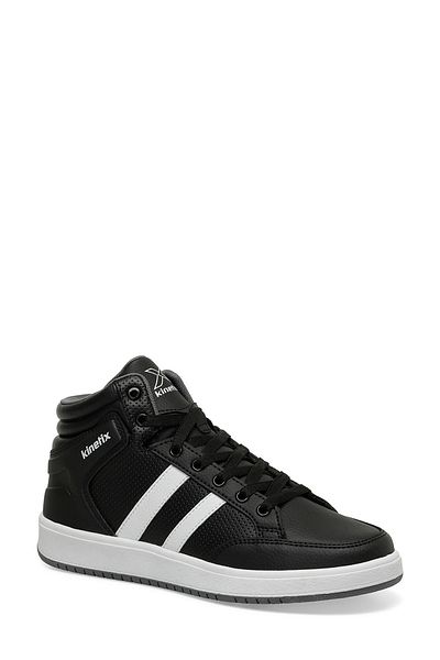 Kinetix Black KORT PU HI 4PR Unisex High Sneaker
