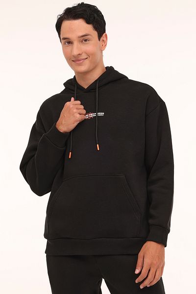 Kinetix Черен мъжки суичър Ml Shou 17Uzd101 4Pr