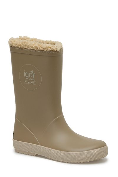 IGOR W10293 SPLASH DK BORREGUI Beige Mädchen-Regenstiefel