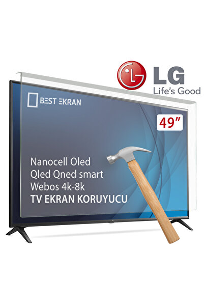 LG 49" Inç 123 Ekran Tv Ekran Koruyucu