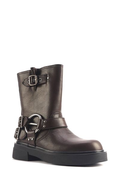 Nine West Cappa 4pr Kahverengi Kadın Biker Bot
