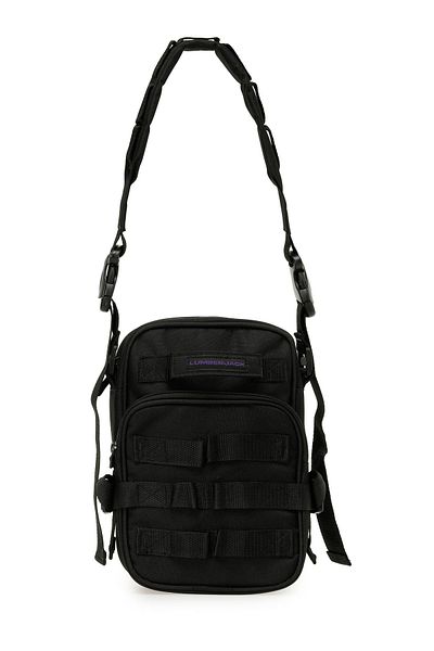 lumberjack Fusion Yng 5Fx Black Unisex Crossbody Bag