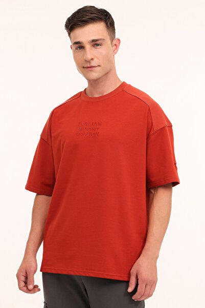 Lotto M-HORTON T-SH 4PR Bordo Erkek Kısa Kol T-Shirt