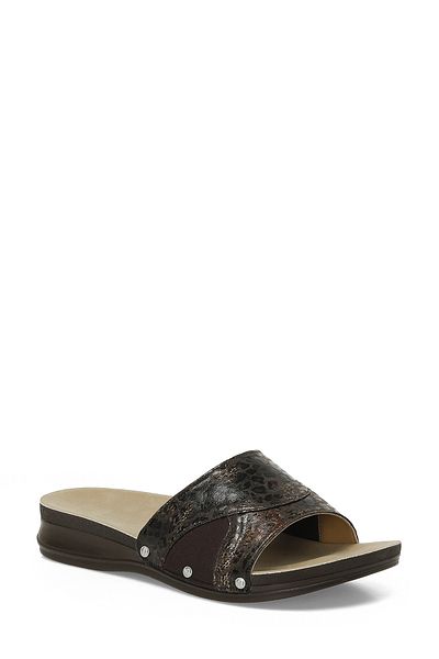 Polaris 607018.Z4Pr Brown Women's Slippers
