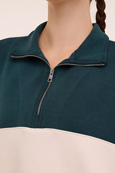 lumberjack Wl Cadyna 16kt02 4pr Yeşil Kadın Sweatshirt