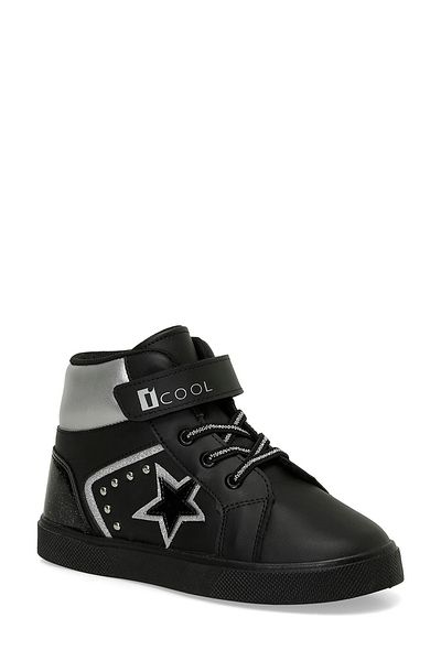 ICool Design Pantofort înalt pentru fete LODI HI F 4PR negru