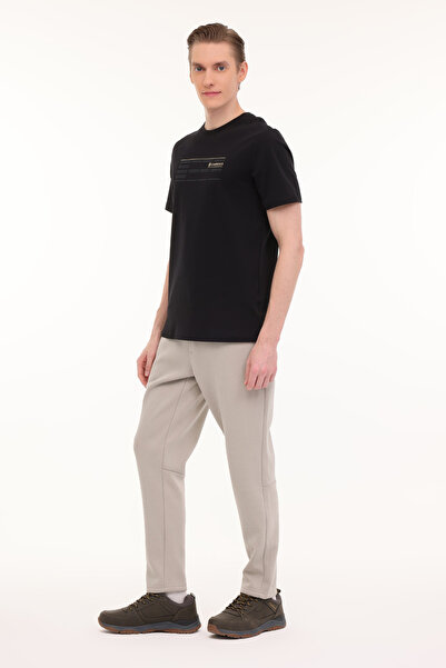 lumberjack ML ZOME 11ITL-GD10 4PR černé pánské tričko s krátkým rukávem