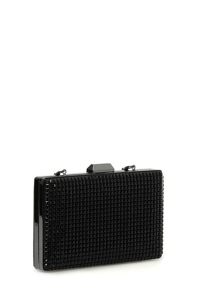 Nine West WINONA 4PR Schwarze Damen-Clutch