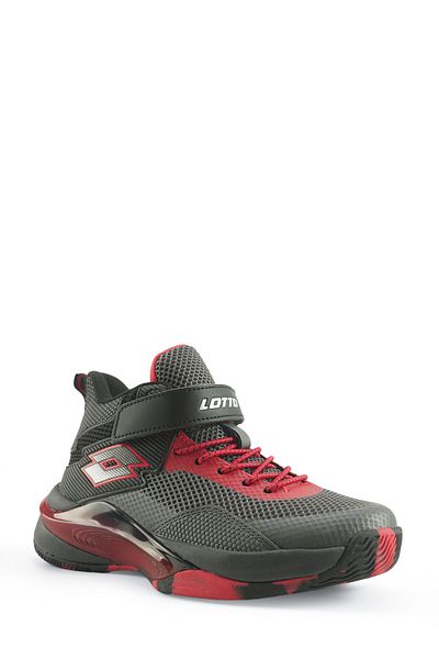 Lotto Superior B Ps 4Pr Black Boys' Basketball Shoes