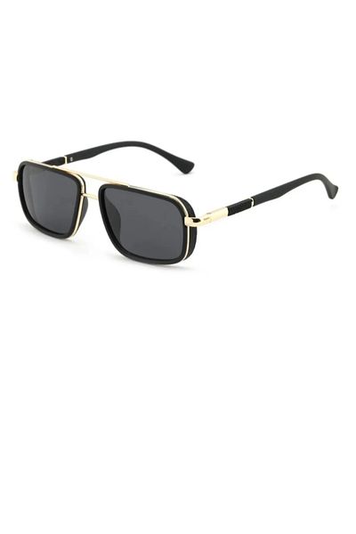 MUADEX Full Polarized Men's Sunglasses with Metal Accessories Bridge
