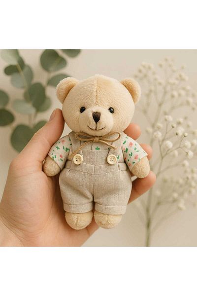 Şirin Mini Teddy Bear Keychains