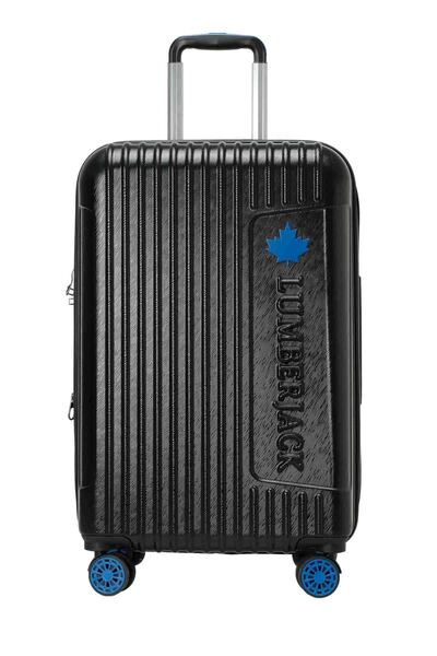 lumberjack BERLIN -O ABS 5FX Siyah Unisex Orta Boy Valiz